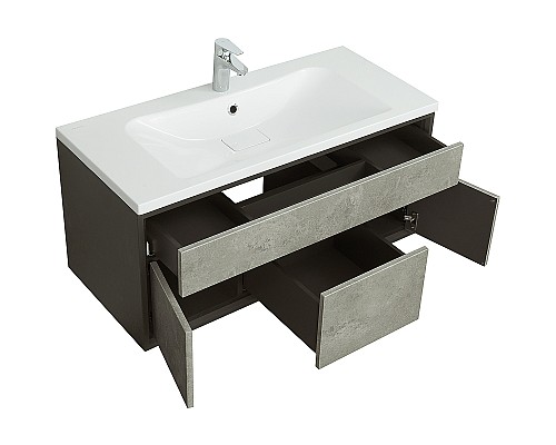Тумба под раковину Aquaton Уэльс 80 1A267901WA6A0 подвесная Авеллино грей Антрацит