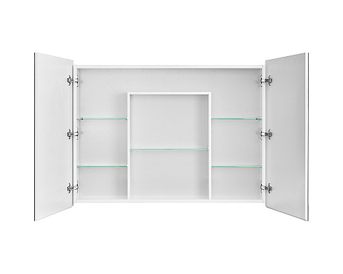 Зеркальный шкаф Aquaton Лондри 100 1A267302LH010 Белый глянцевый Зеркальный шкаф Aquaton Лондри 100 1A267302LH010 Белый глянцевый