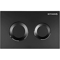 Клавиша смыва Bettoserb Sava Fix Slim Sitnica 40006467 Черная матовая