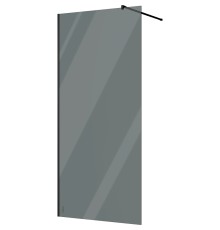 Душевая перегородка STWORKI Берген 100 MV-BE-100-BL-T профиль Черный матовый стекло тонированное