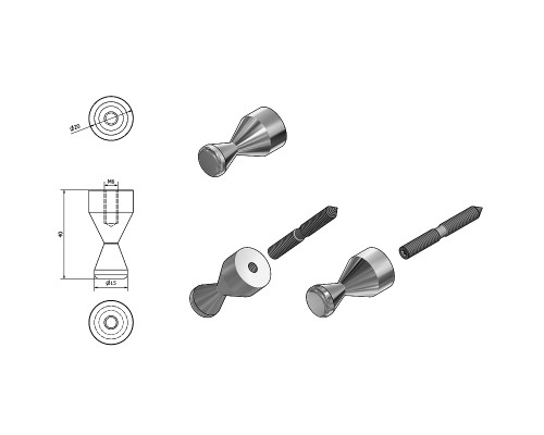 Крючок Sapho Simple line 1301-12 Хром