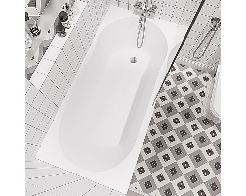 Акриловая ванна STWORKI Хельсинки 150x70 292203 без гидромассажа