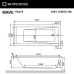 Акриловая ванна Whitecross Wave 170x75 с гидромассажем