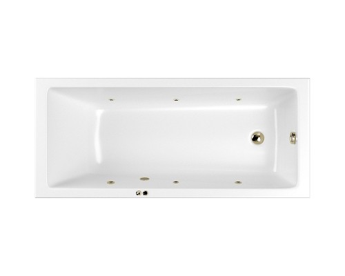 Акриловая ванна Whitecross Wave Slim 170x70 с гидромассажем