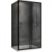 Душевой уголок Abber Schwarzer Diamant 120x80 профиль Черный стекло прозрачное