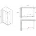 Душевой уголок Abber Schwarzer Diamant 120x80 профиль Черный стекло прозрачное