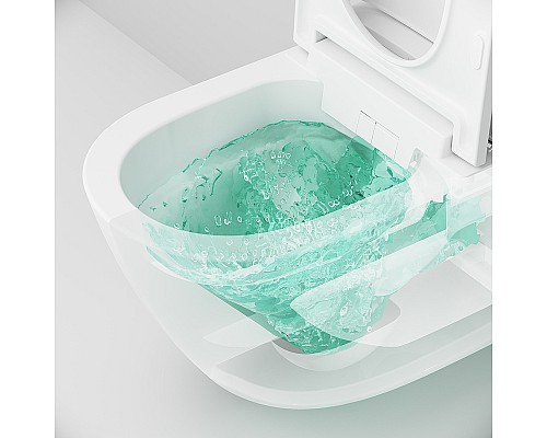 Унитаз-биде AM.PM Sensation CCC301700SC подвесной с сиденьем Микролифт