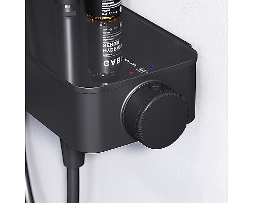 Душевая система AM.PM Inspire V2.0 F0750A522 с термостатом Черная матовая