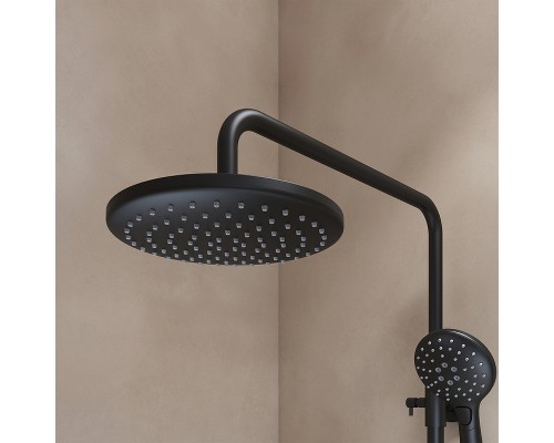 Душевая система Iddis Ray RAYBL3Fi06 Черная матовая