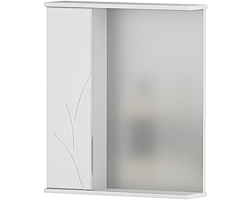Зеркало со шкафом Volna Adel 60 L zsADEL60.L-01 с подсветкой Белое