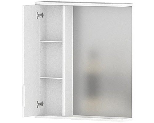 Зеркало со шкафом Volna Adel 60 L zsADEL60.L-01 с подсветкой Белое
