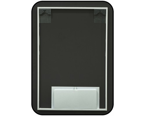 Зеркало Reflection Shadow 600х800 RF5732SH с подсветкой Черное с сенсорным выключателем, диммером, подогревом и часами