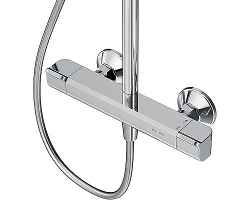 Душевая система AM.PM Func F078F400 с термостатом Хром