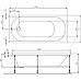 Акриловая ванна AM.PM X-Joy 170х75 W94A-170-075W-A без гидромассажа