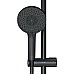 Душевая система AM.PM X-Joy F0785A522 с термостатом Черная матовая