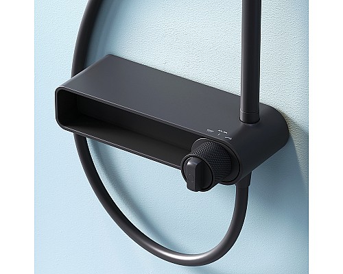 Душевая система AM.PM X-Joy F0785A622 Черная матовая