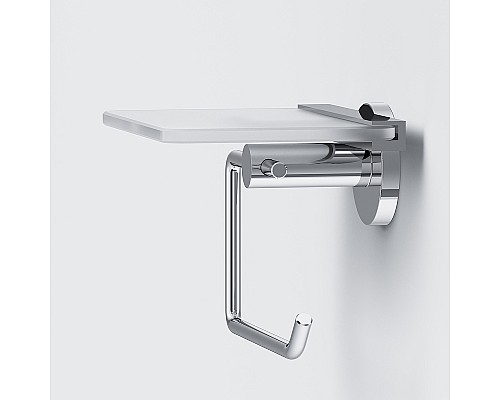 Держатель туалетной бумаги AM.PM X-Joy A85A341500 с полкой Хром