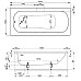 Стальная ванна Bette Form 150x70 2941-000 AD PLUS с шумоизоляцией и антигрязевым покрытием