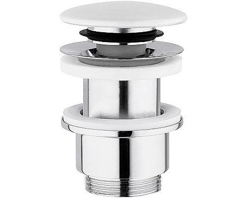 Донный клапан Globo FI024BI click-clack Белый глянцевый