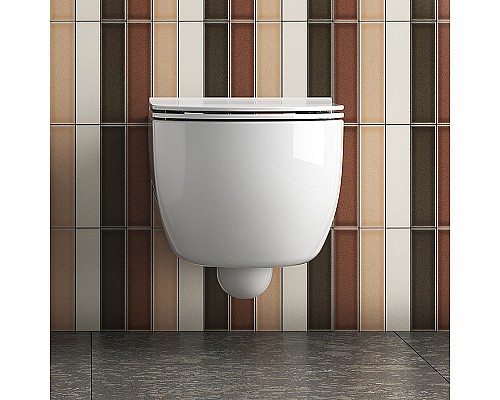 Унитаз Globo Mode MES02BI подвесной без сиденья