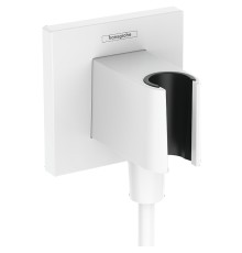 Шланговое подключение Hansgrohe FixFit E Белое матовое
