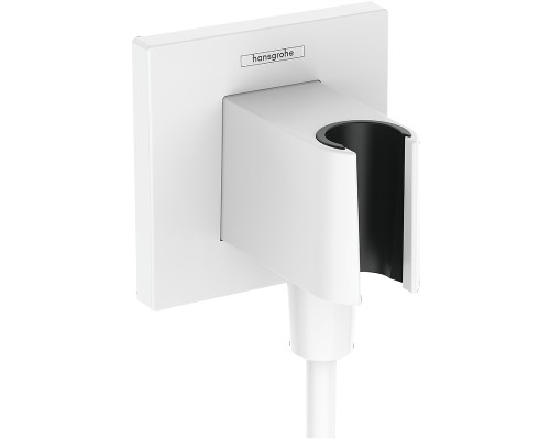 Шланговое подключение Hansgrohe FixFit E Белое матовое