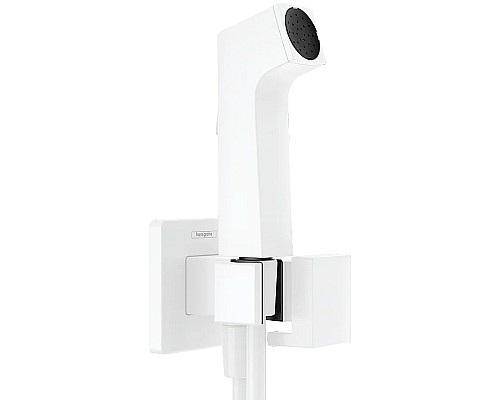 Гигиенический душ со смесителем Hansgrohe Bidette 29233700 Белый матовый