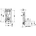 Инсталляция Duravit DuraSystem WD1014000000 для унитаза без клавиши смыва