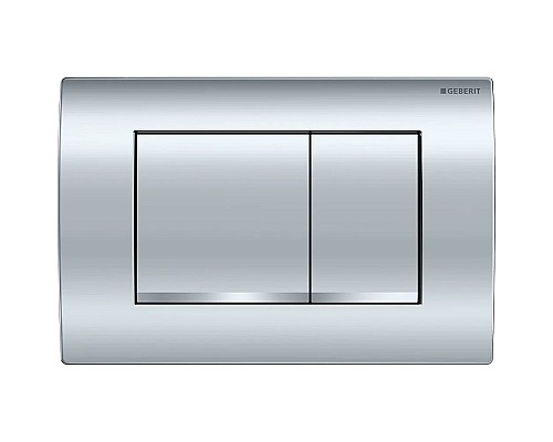 Инсталляция Geberit Delta 458.163.21.1 для унитаза с клавишей смыва Хром глянцевый