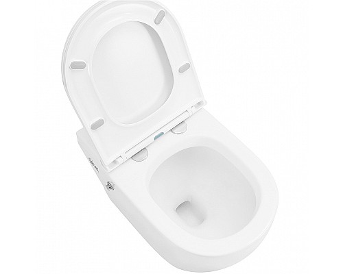 Унитаз Abber Bequem AC1115P приставной с сиденьем Микролифт