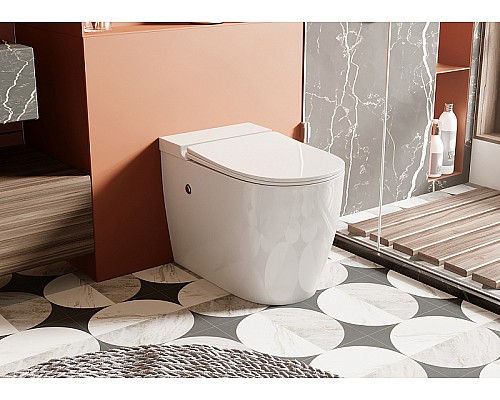 Унитаз Abber Bequem AC1115P приставной с сиденьем Микролифт