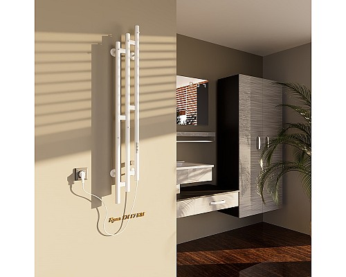 Электрический полотенцесушитель Altasan Бриз 120х17 Бриз12017БМ Белый матовый