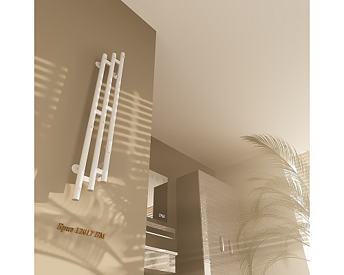 Электрический полотенцесушитель Altasan Бриз 120х17 Бриз12017БМ Белый матовый