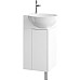 Тумба под раковину Aqwella Porto 45 POR0104WW угловая Белая