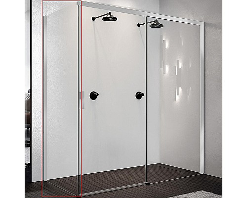 Душевая стенка Novellini Opera 90 L OPEFH89S-1K профиль Хром стекло прозрачное Душевая стенка Novellini Opera 90 L OPEFH89S-1K профиль Хром стекло прозрачное