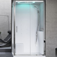 Душевая кабина Novellini Eon 120х80 R с гидромассажем