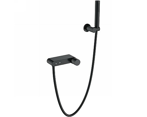 Смеситель для ванны Boheme Stick 123-BB Черный матовый