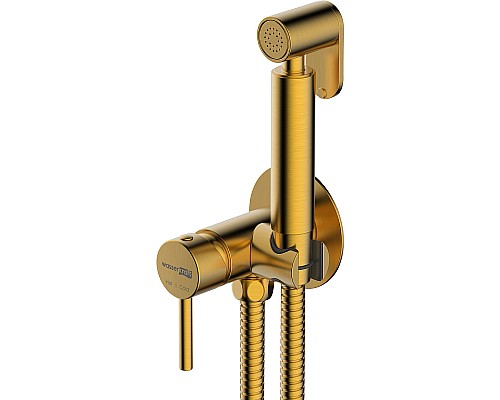 Гигиенический душ со смесителем WasserKRAFT A70838 Золото матовое