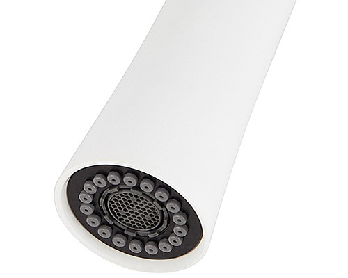 Смеситель для кухни Kaiser Claro 22144-4 Белый матовый Шлифованное золото