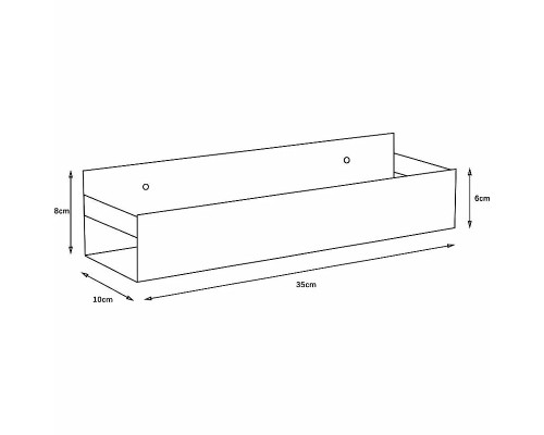Металлическая полка Boheme Q 10965-G Золото