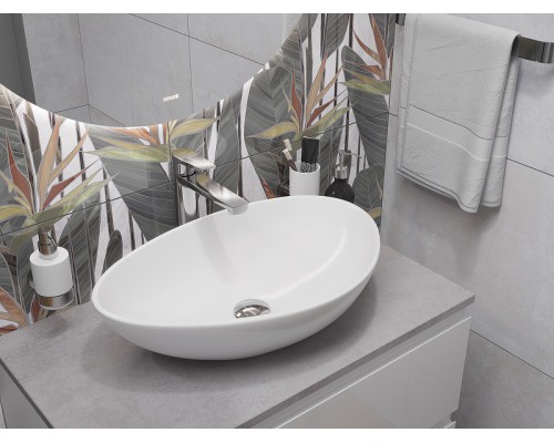 Столешница под раковину Cersanit Stone 60 64185 Серая матовая