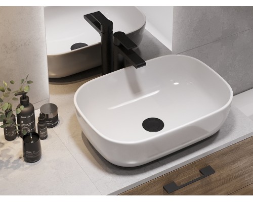 Столешница под раковину Cersanit Stone 80 64186 Серая матовая