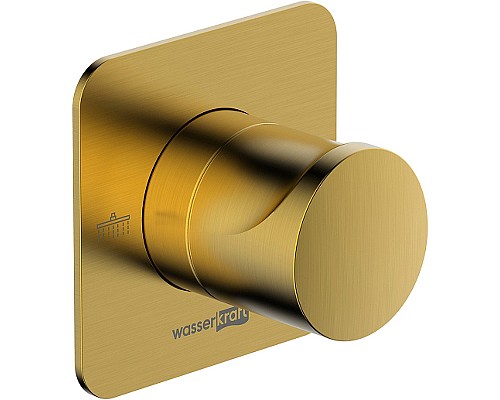 Переключатель потоков WasserKRAFT Havel A282 Золото матовое
