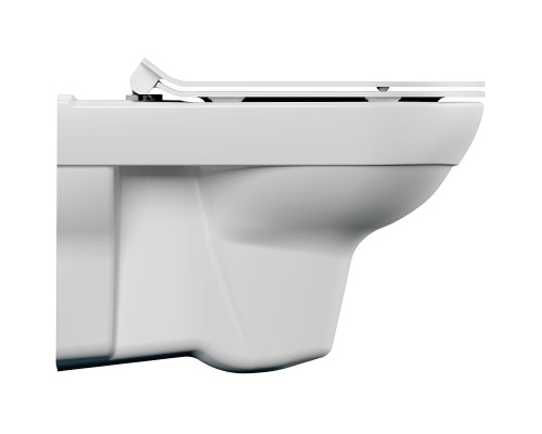 Комплект унитаза с инсталляцией Cersanit City 64121 с сиденьем Микролифт и клавишей смыва Хром глянцевый