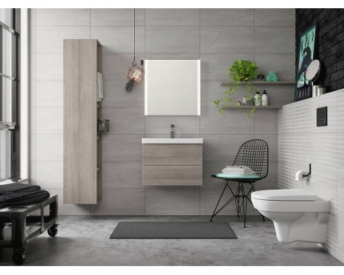 Комплект унитаза с инсталляцией Cersanit City 64121 с сиденьем Микролифт и клавишей смыва Хром глянцевый