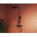 Душевая система Vitra Aquaheat Bliss с термостатом Черный матовый
