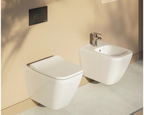 Биде Vitra Integra Square 7083B003-0288 подвесное Белое