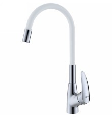 Смеситель для кухни Lemark Linara LM0415C-White Хром Белый