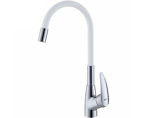 Смеситель для кухни Lemark Linara LM0415C-White Хром Белый