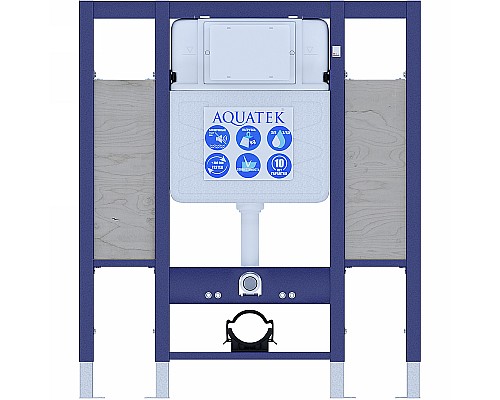 Инсталляция Aquatek INS-0000015 для унитаза без клавиши смыва